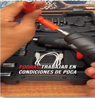 JUEGO DE DESTORNILLADORES ELECTRICOS